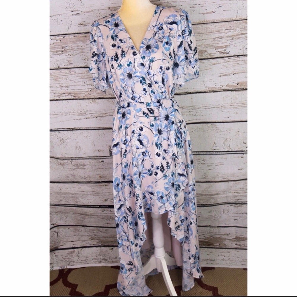 NWT, Parker Wrap Dress Juliet Blue